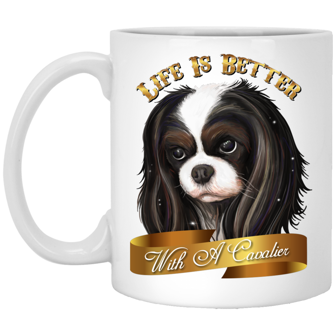 King Charles Spaniel Cavalier Coffee Mug - GoneBold.gift