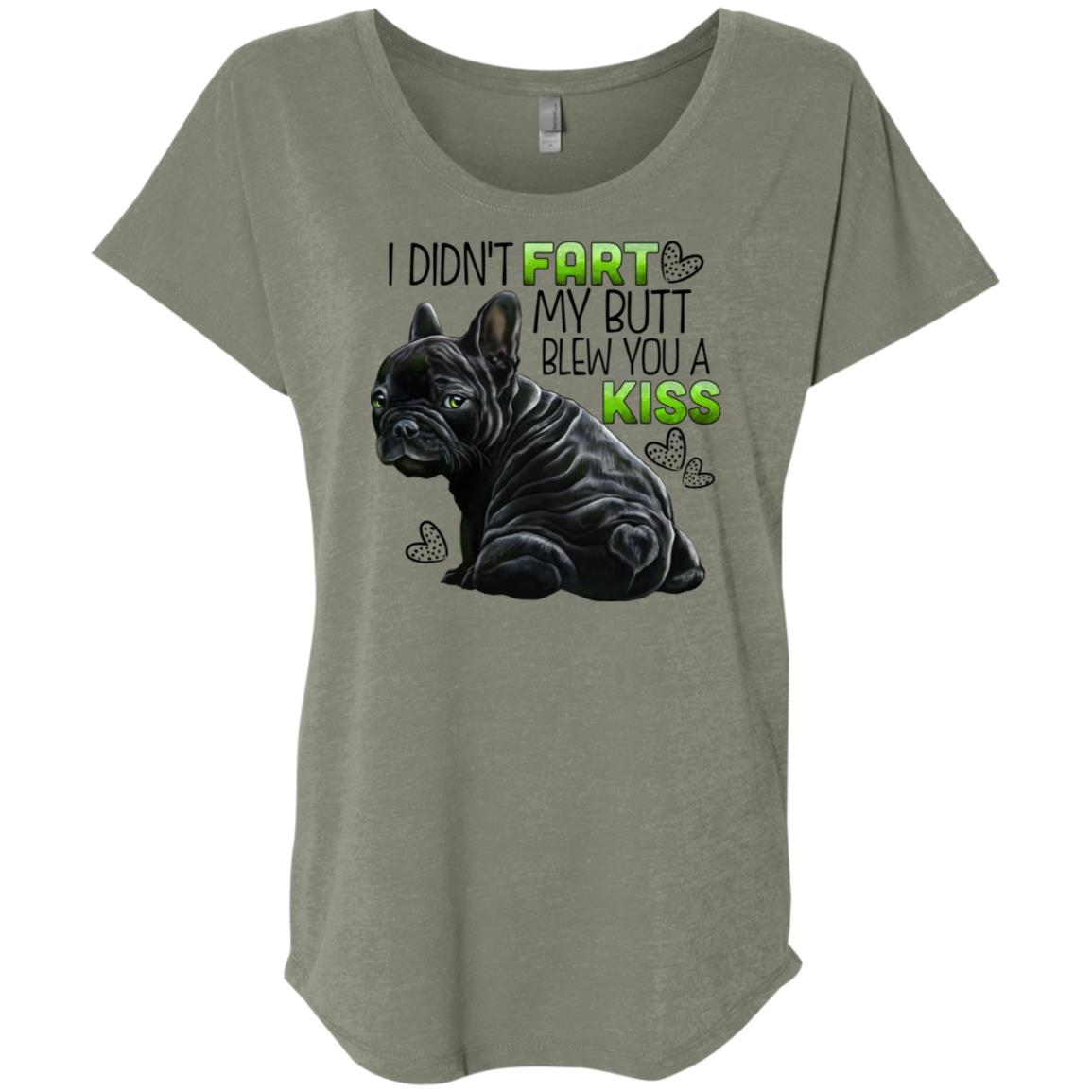 Black French Bulldog Gifts, I didn't fart my butt blew you a kiss, Frenchie gift, funny shirt - GoneBold.gift