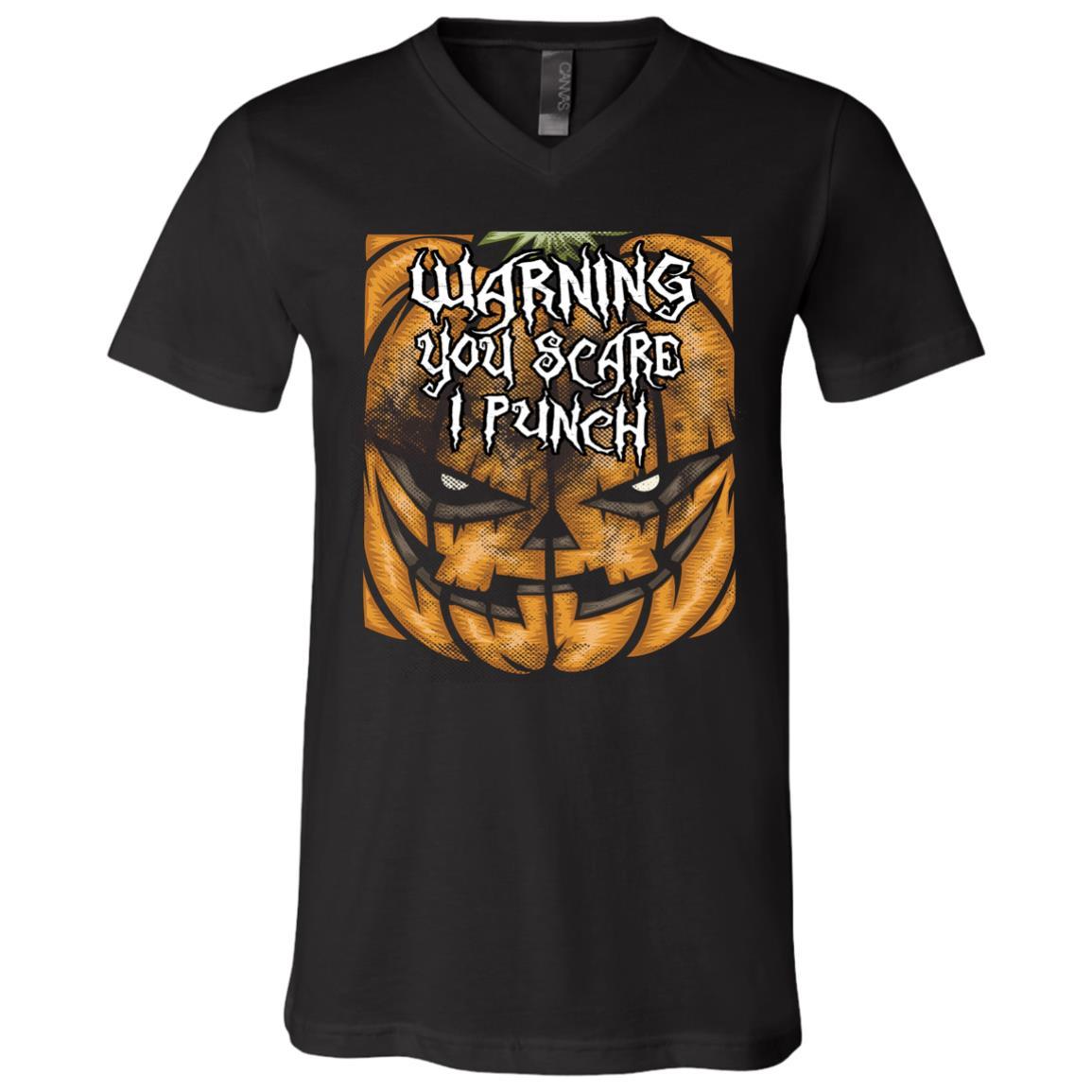 Funny Shirt Halloween You Scare I Punch Unisex Tees - GoneBold.gift