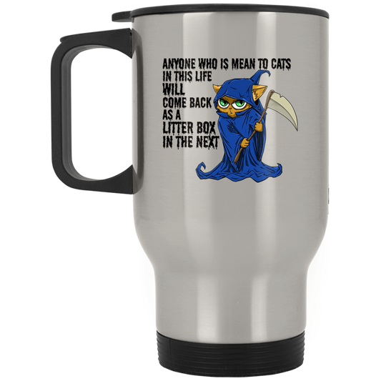 Cat mug Funny gift Stainless Travel Mug - GoneBold.gift