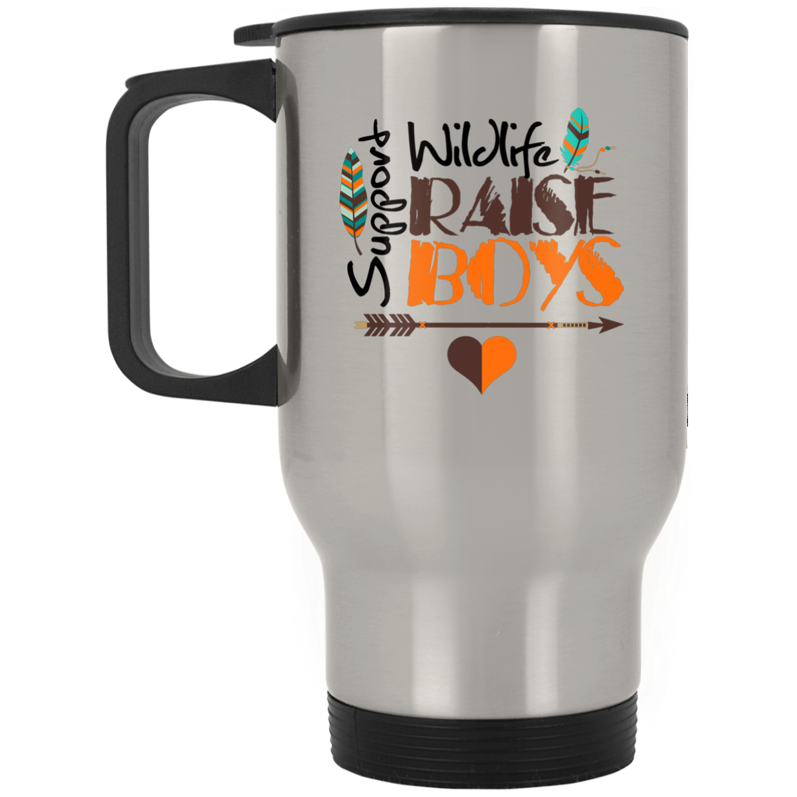 Mother of Boys Mom Gifts Stainless Travel Mug - GoneBold.gift