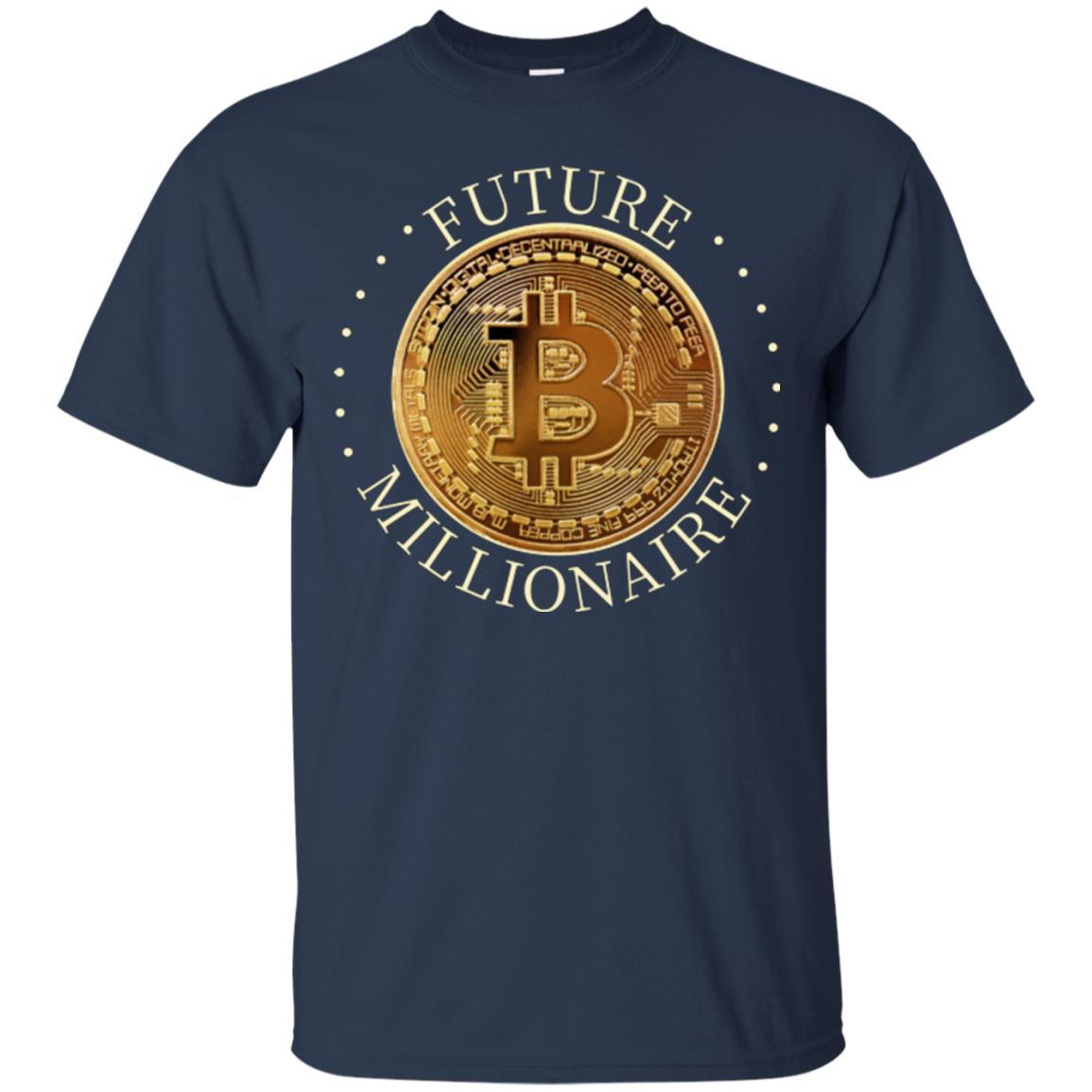 Future Millionaire Adult Unisex Bitcoin T-Shirt - GoneBold.gift