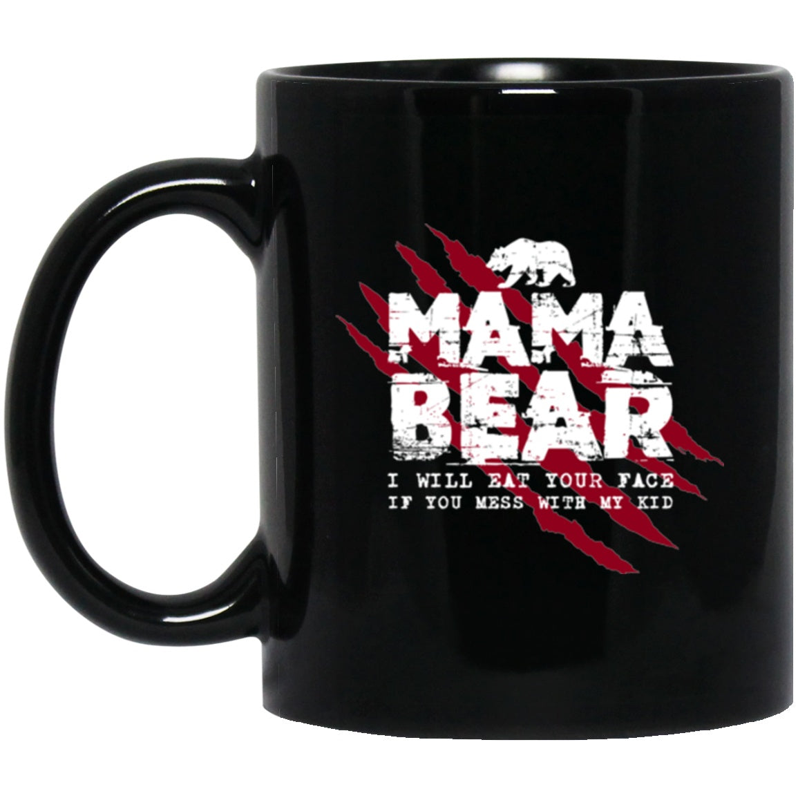 Mom Mug Mama Bear Black Coffee Mugs - GoneBold.gift