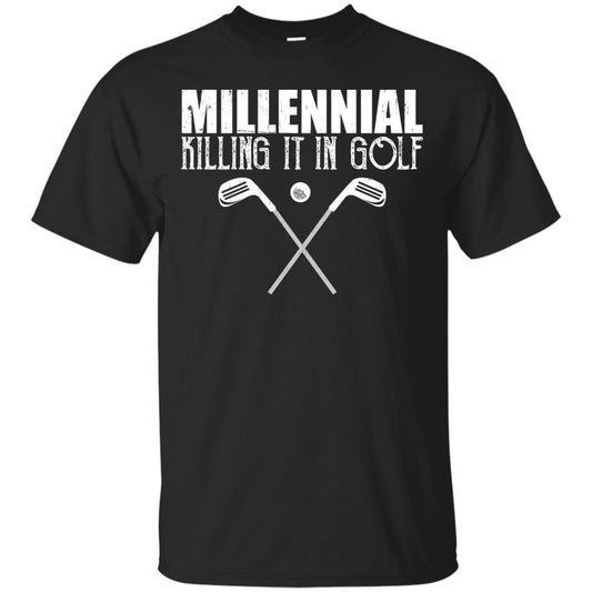 Golf Shirt Millennial Funny Unisex Tees - GoneBold.gift
