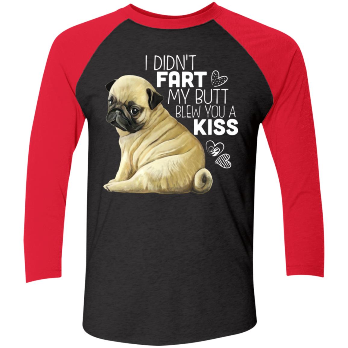 Funny Pug shirt Baseball Raglan T-Shirt - GoneBold.gift