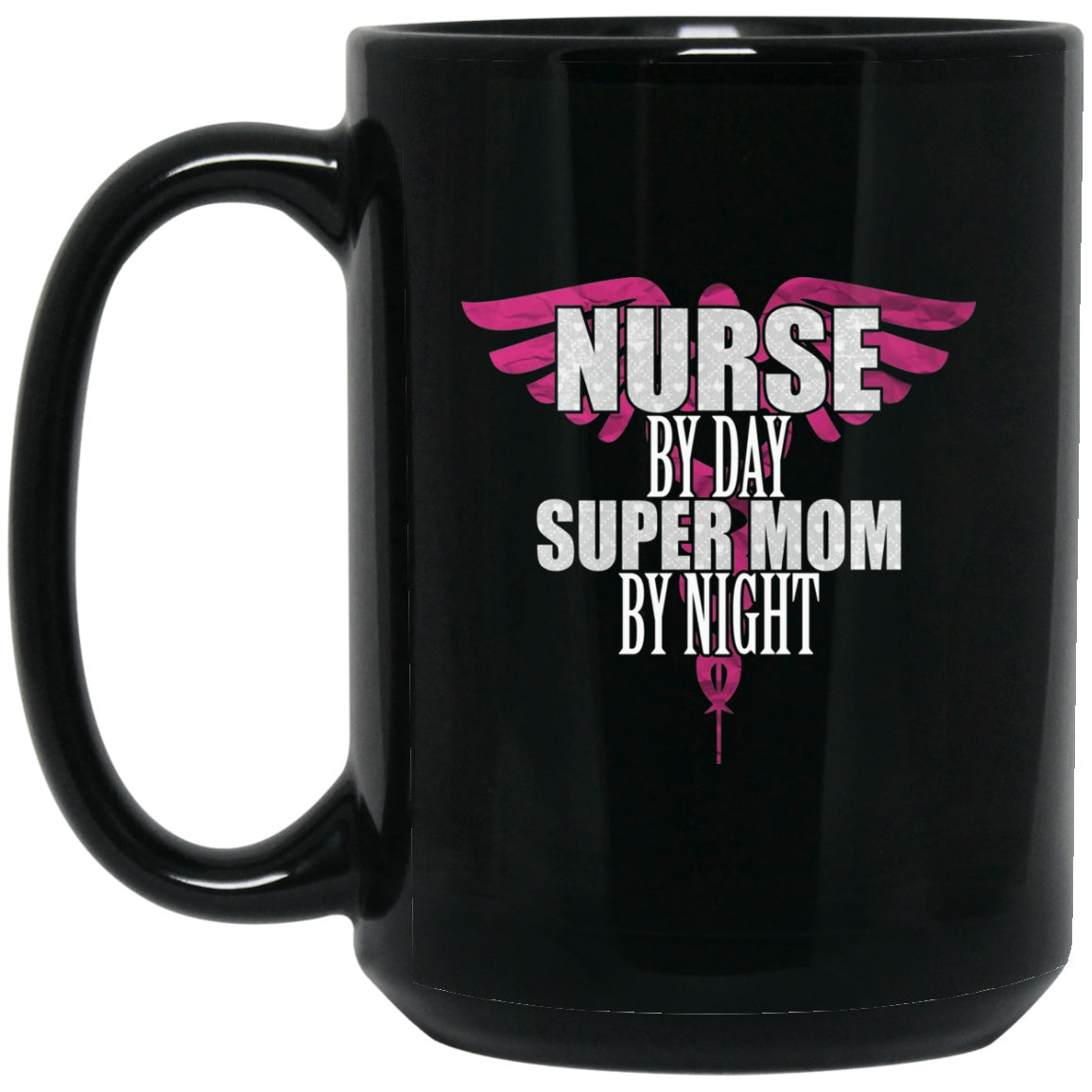 Nurse Mom Black Coffee Mugs - GoneBold.gift