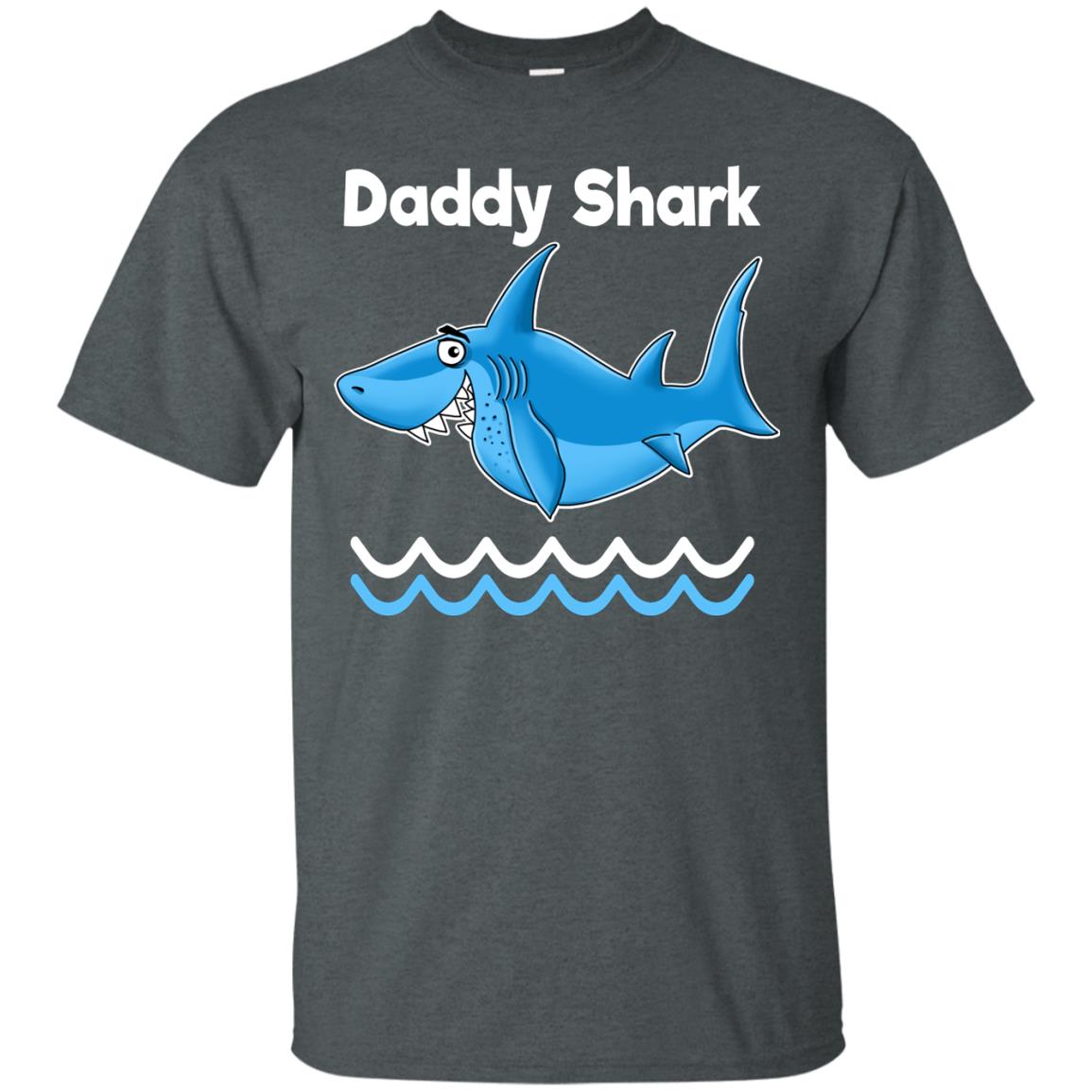 Gift for Dad, Daddy Shark Funny T-Shirt - GoneBold.gift