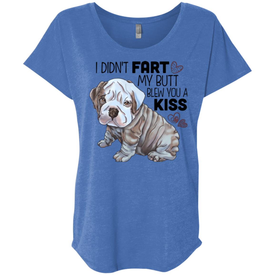 Funny English Bulldog Dolman Sleeve T-shirt - GoneBold.gift