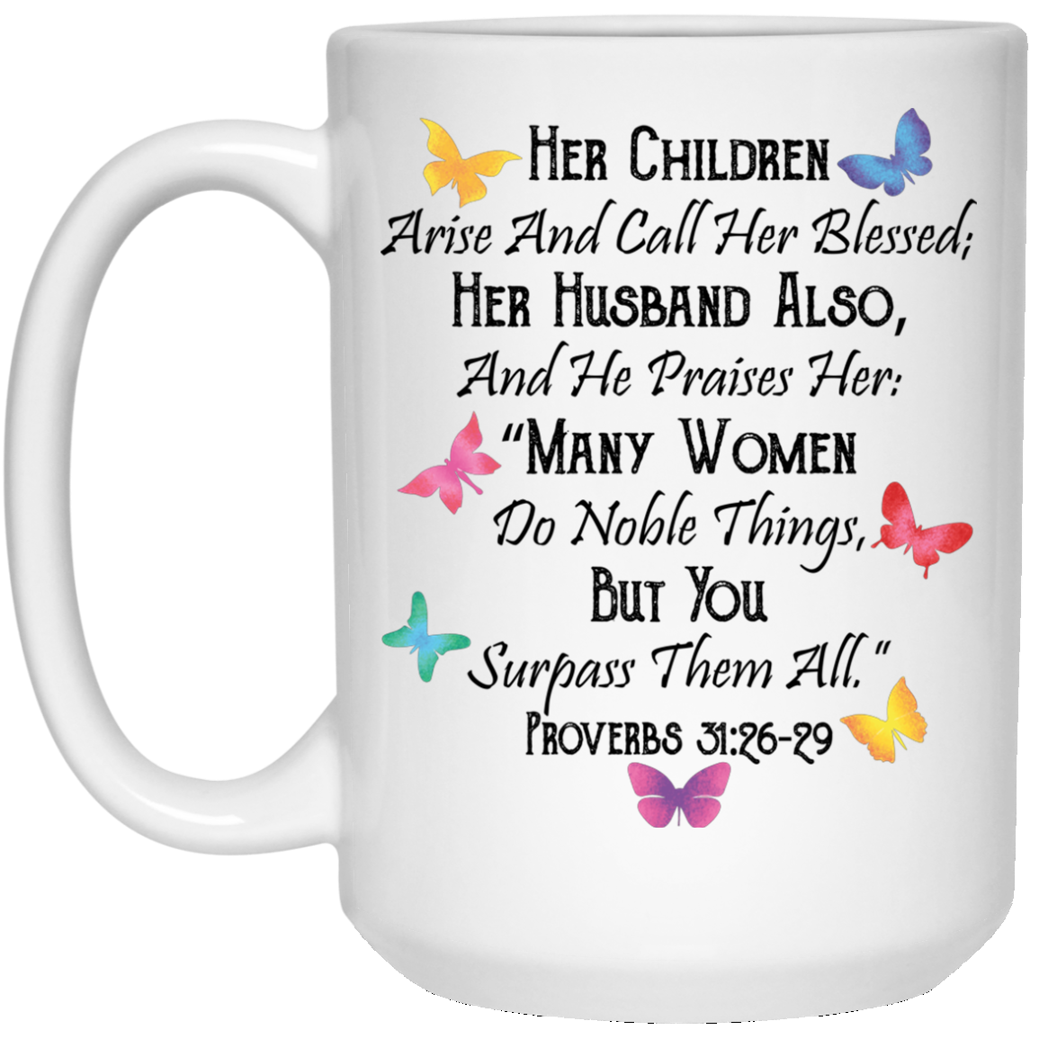 Bible Verse Coffee Mug for Wife, Mom gifts - GoneBold.gift