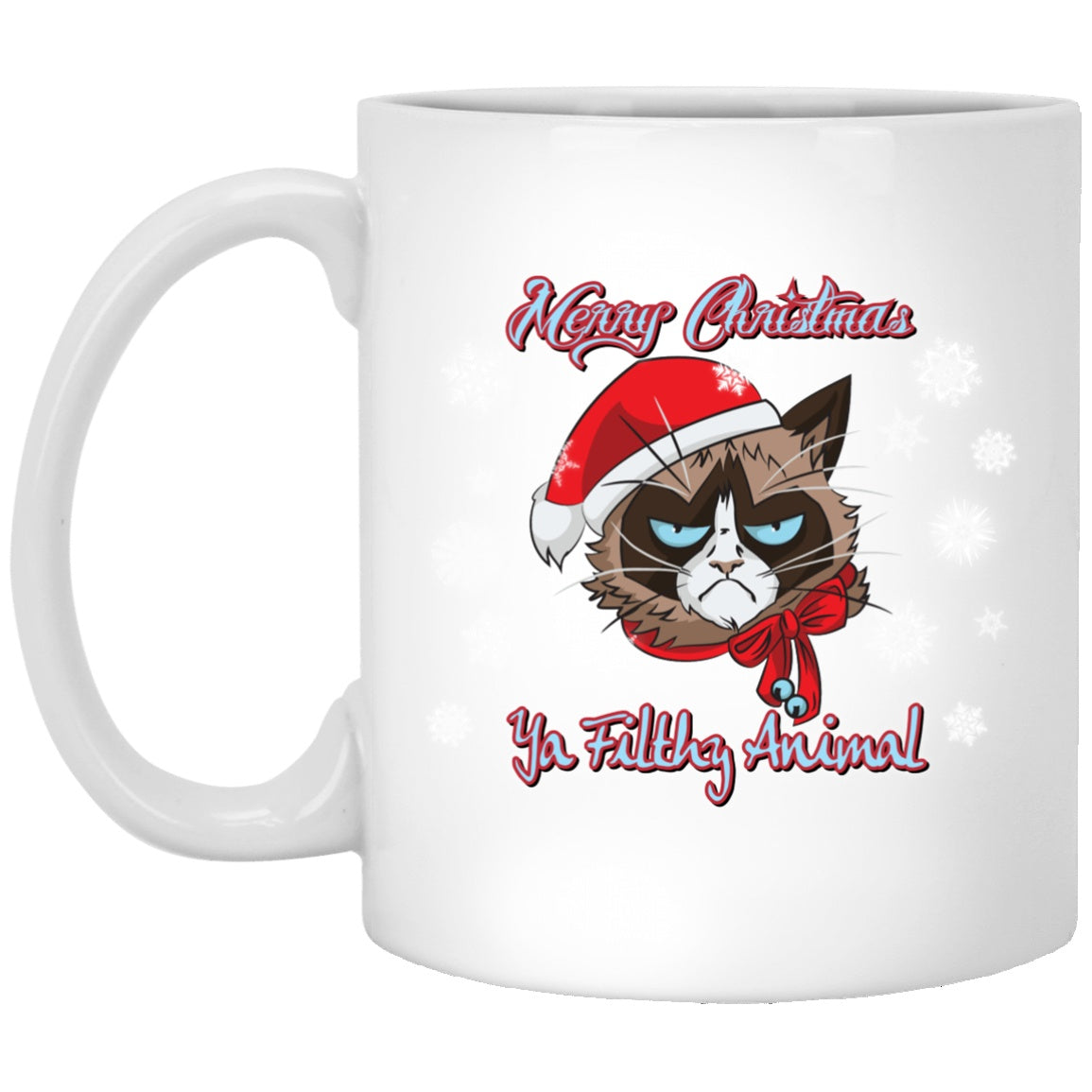 Christmas Mug Funny Cat Filthy Animals White Mugs - GoneBold.gift
