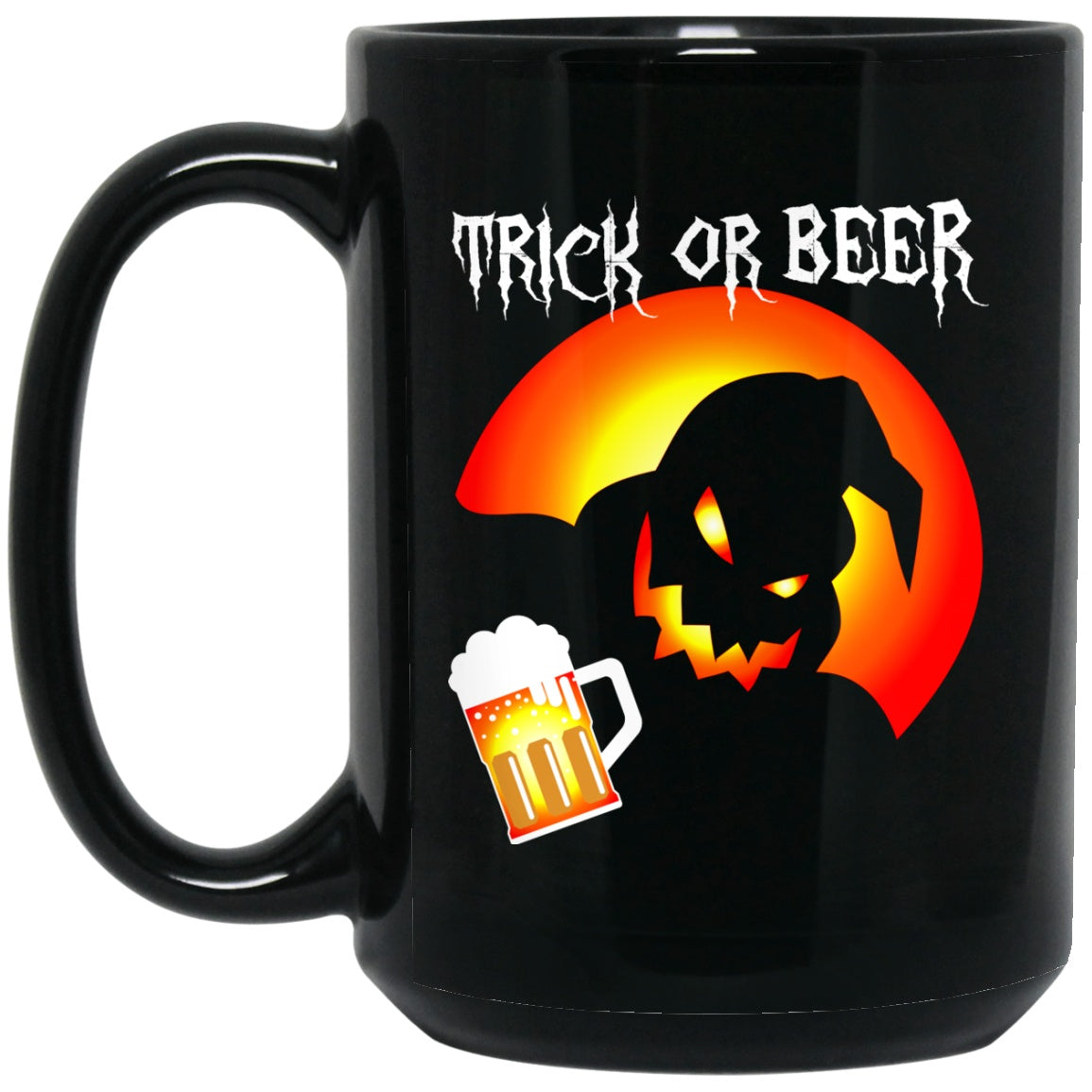 Halloween Beer Mug funny Black Coffee Mugs - GoneBold.gift