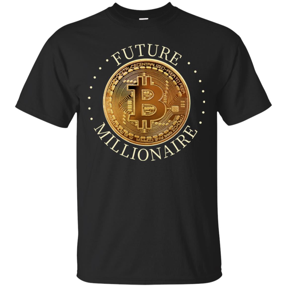Future Millionaire Adult Unisex Bitcoin T-Shirt - GoneBold.gift