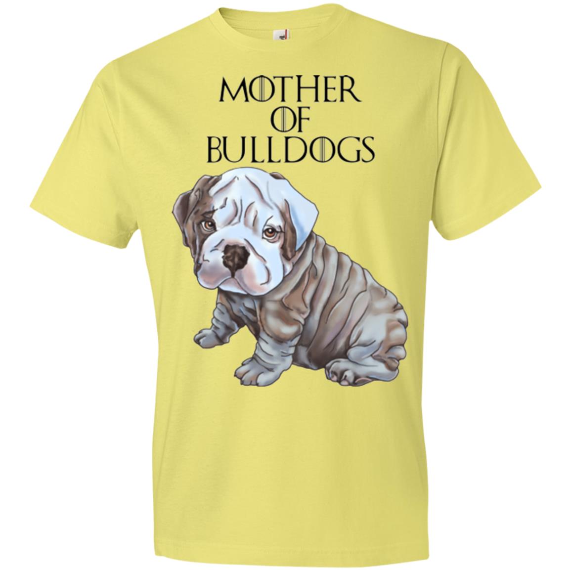 English Bulldog Shirt For Women, Girls - Mother of Bulldogs - GoneBold.gift
