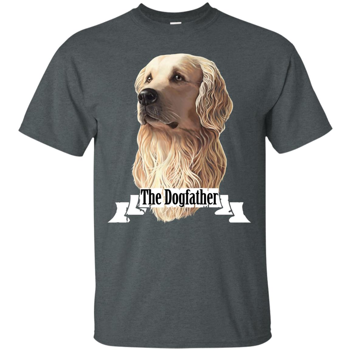 Golden Retriever T-Shirt The DogFather - GoneBold.gift
