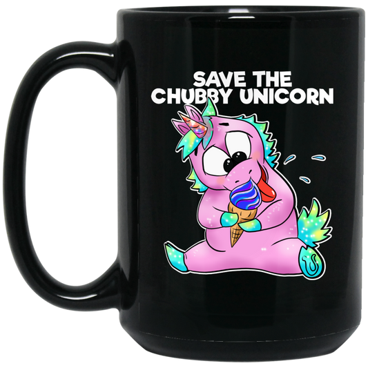 Funny Unicorn Mug - Unicorn Gifts - Save The Chubby Unicorns - GoneBold.gift