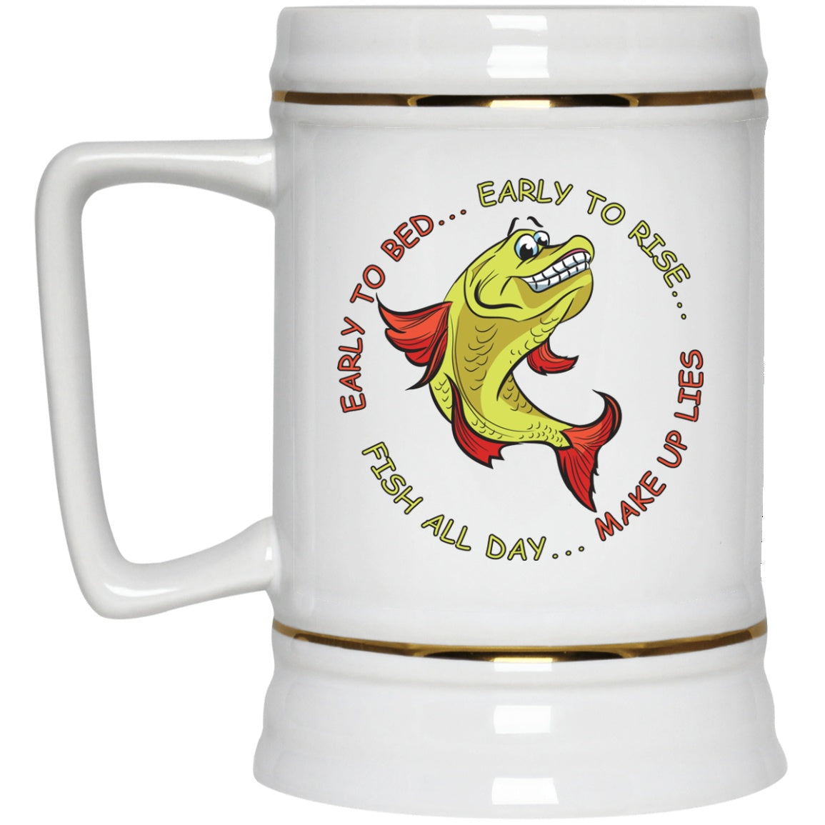 Funny fishing Mug - White Mugs - GoneBold.gift