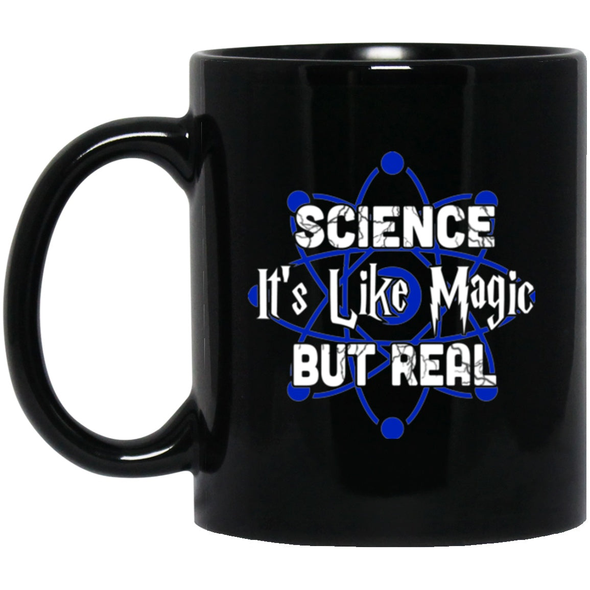 Science Is Like Magic Black Coffee Mugs - GoneBold.gift