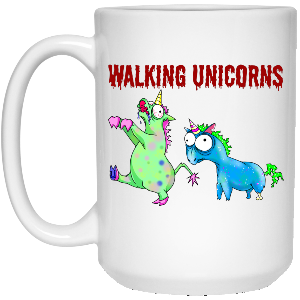 Walking Unicorns Funny Mug, Unicorn Gifts - GoneBold.gift