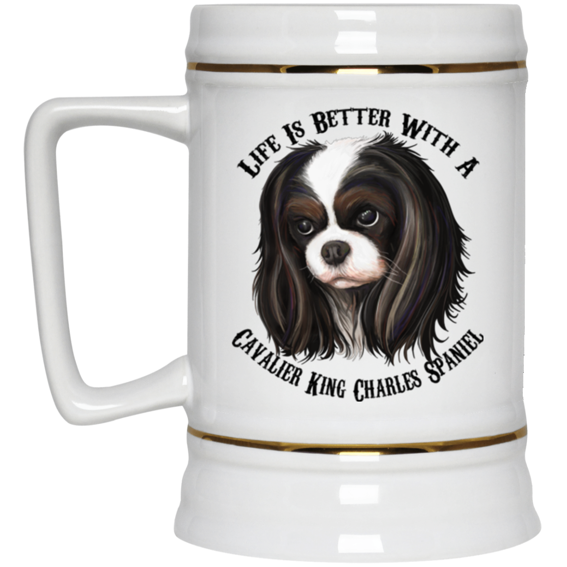 Cavalier King Charles Spaniel Mug - Life is Better With Cavalier - GoneBold.gift