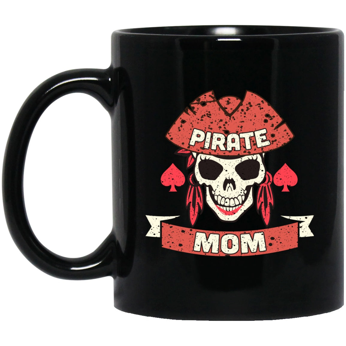 Pirate Mom Mug Funny Black Coffee Mugs - GoneBold.gift