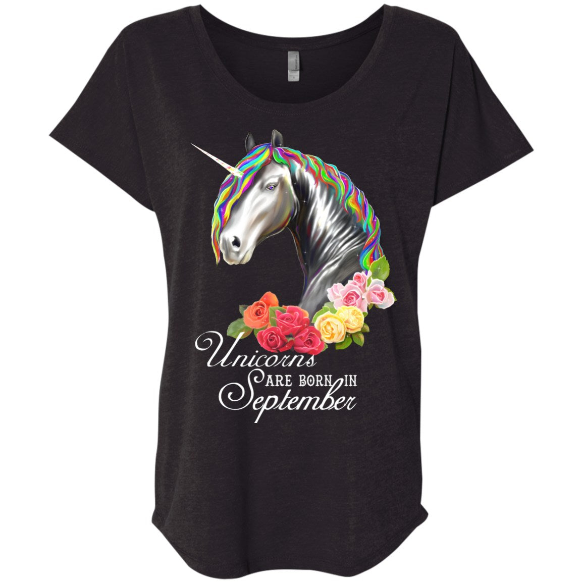 Born In September Birthday t-shirt Unicorn Shirt Women - GoneBold.gift