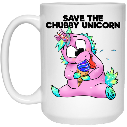 Unicorn Gifts - Funny Unicorn Mug, Save The Chubby Unicorns, Cartoon unicorns - GoneBold.gift