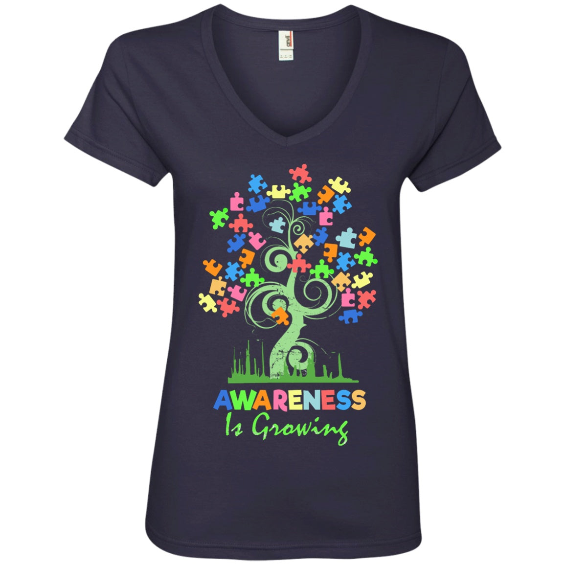 Autism Awareness Tree - Awareness Is Growing Shirts And Hoodies - GoneBold.gift