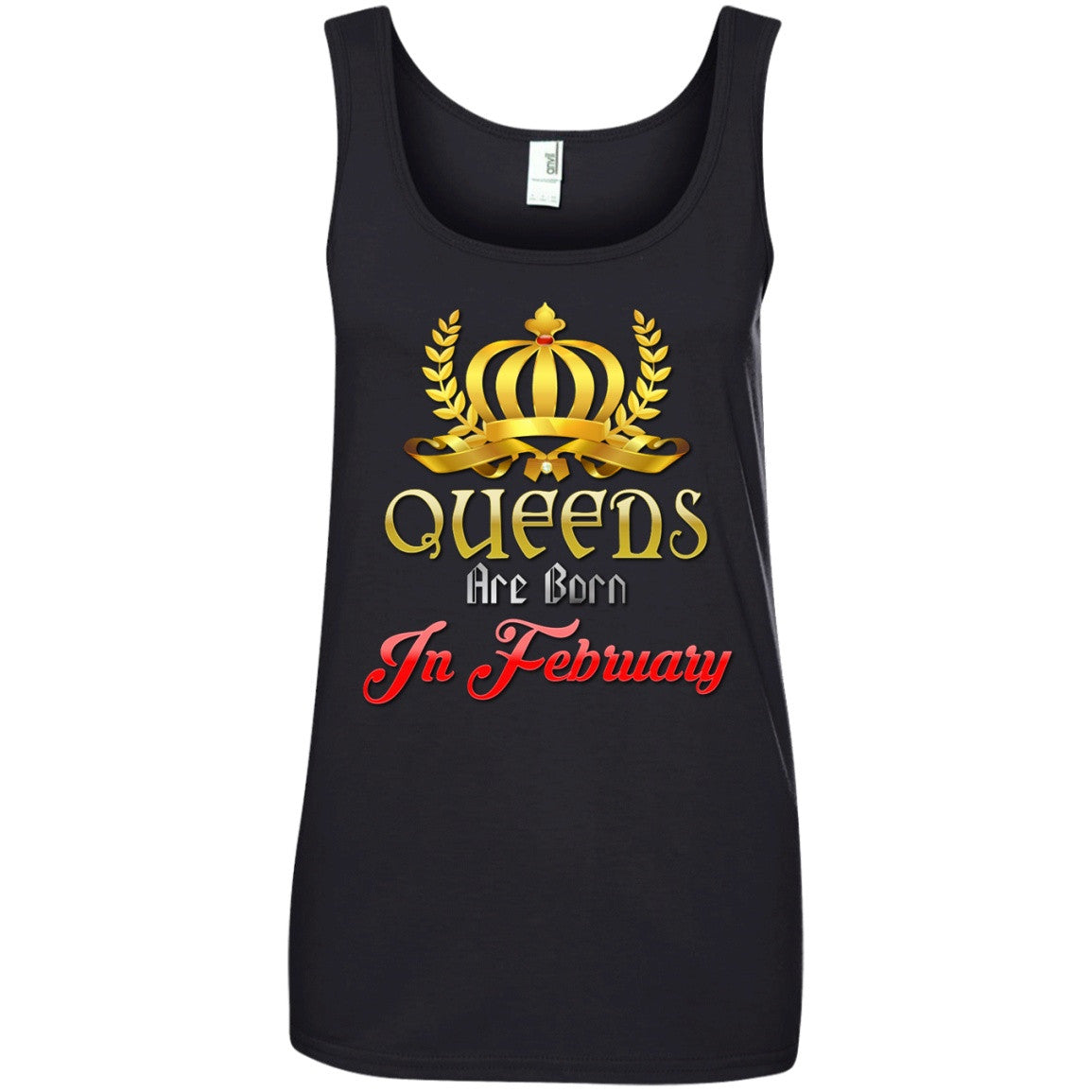 February Birthday Tees - Queens Are Born In February - GoneBold.gift