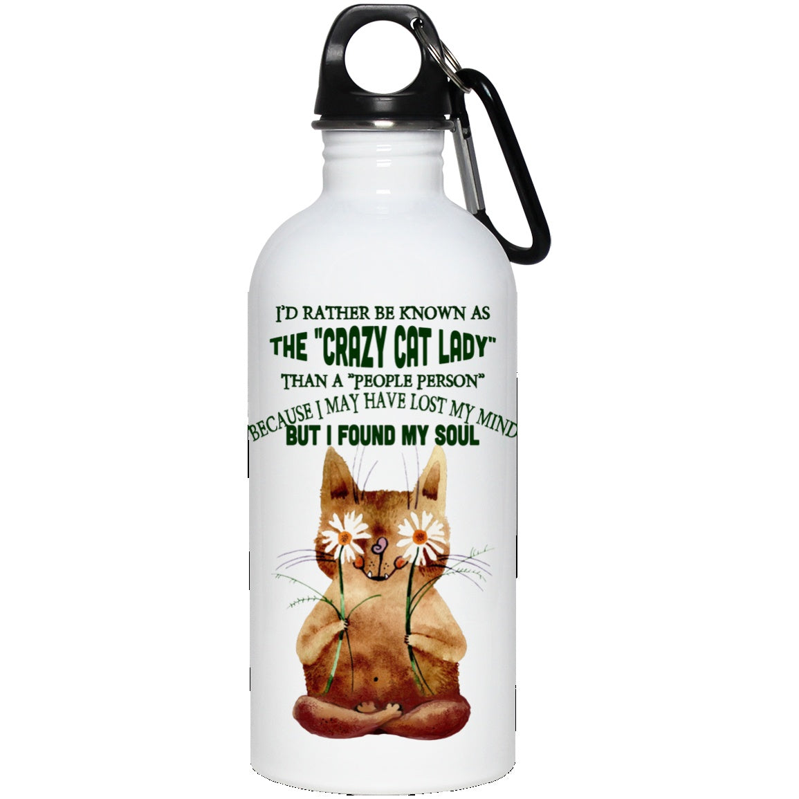 I'd Rather Be Known As The Crazy Cat Lady - Mugs & Bottles - GoneBold.gift