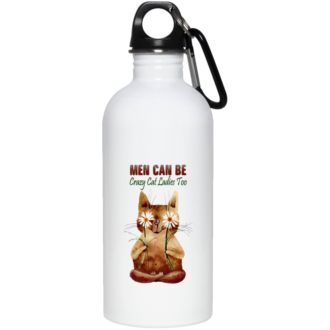 Men Can Be Crazy Cat Ladies Too - Mugs & Bottles - GoneBold.gift