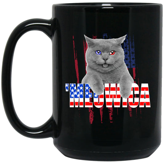 Meowica Patriotic Cat Mugs - GoneBold.gift