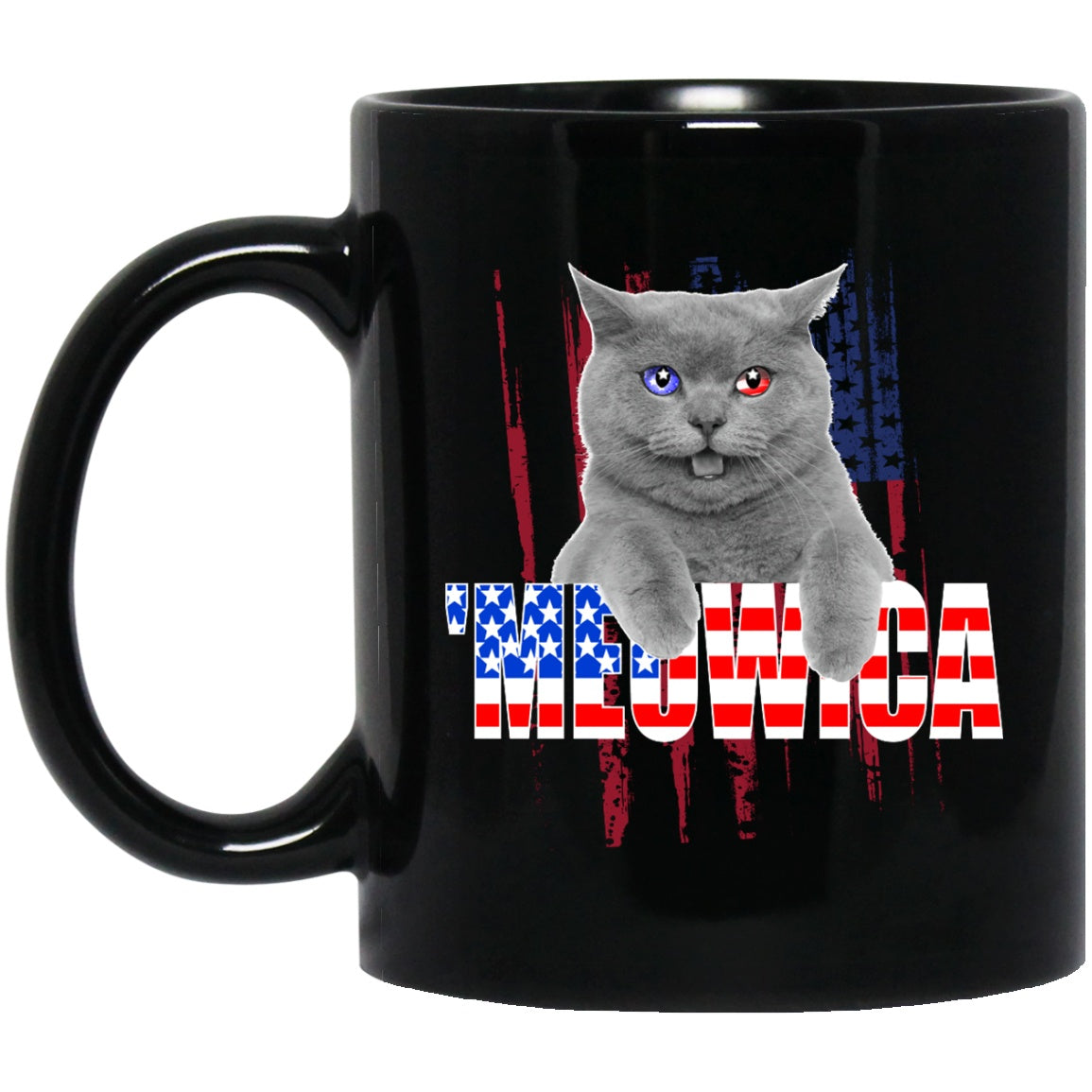 Meowica Patriotic Cat Mugs - GoneBold.gift
