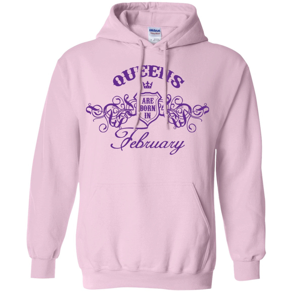 Queens Are Born In February - Purple Crown - Tees & Hoodies - GoneBold.gift