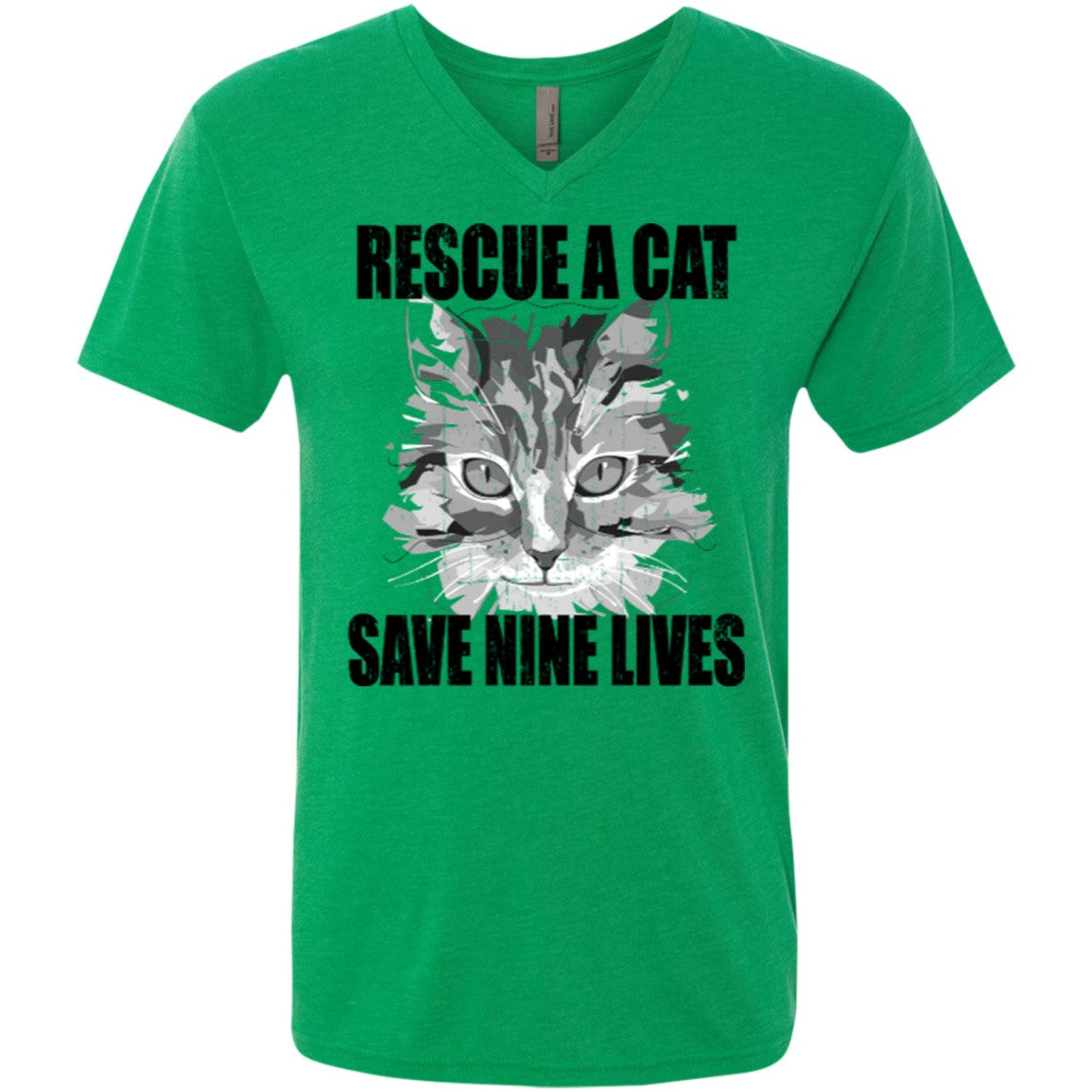 Rescue A Cat Save Nine Lives Men's Shirts - GoneBold.gift
