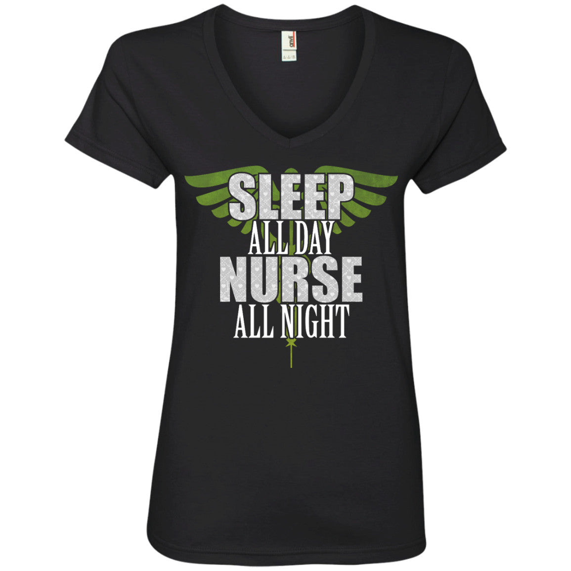 Sleep All Day Nurse All Night Tanks and Tees - GoneBold.gift