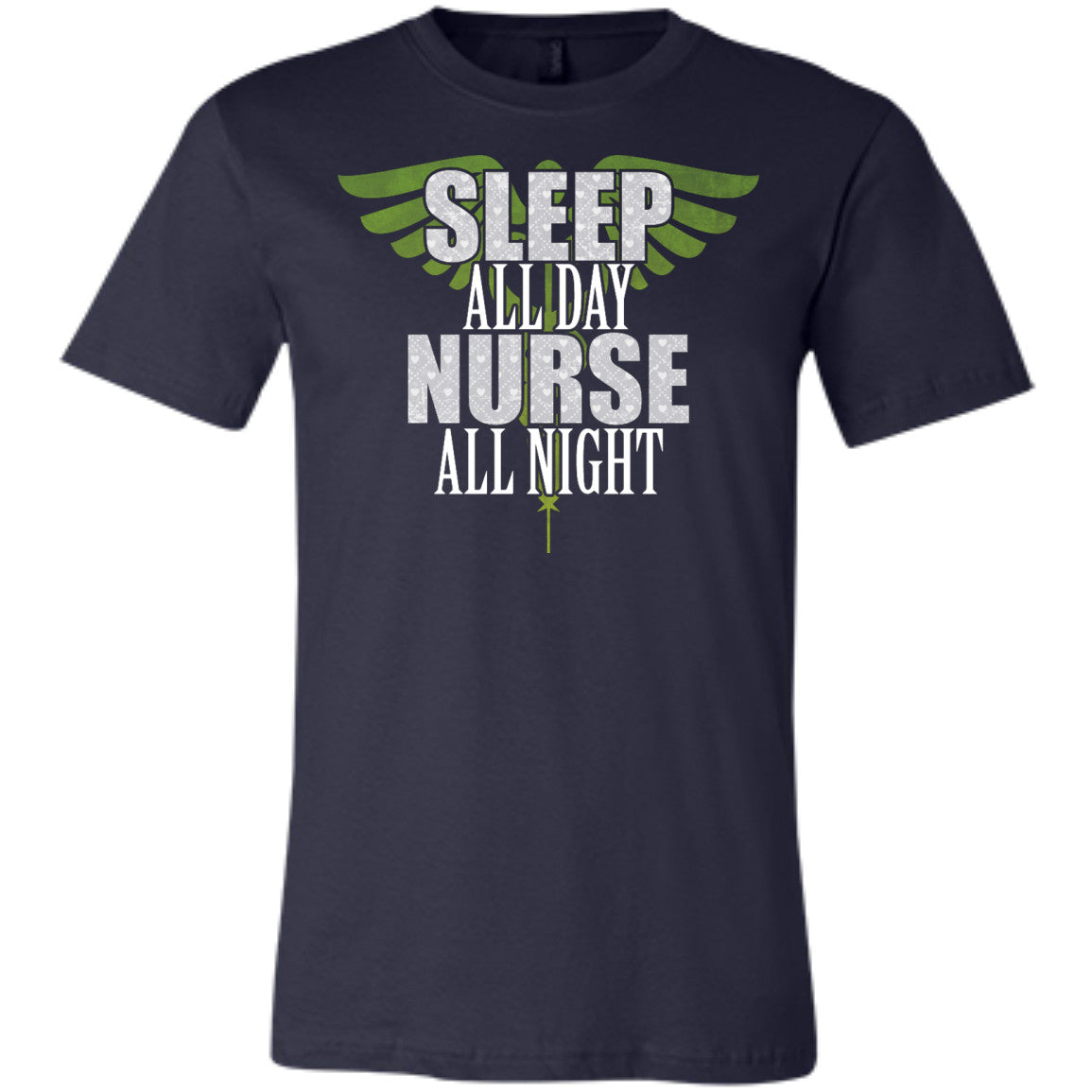 Sleep All Day Nurse All Night Tanks and Tees - GoneBold.gift