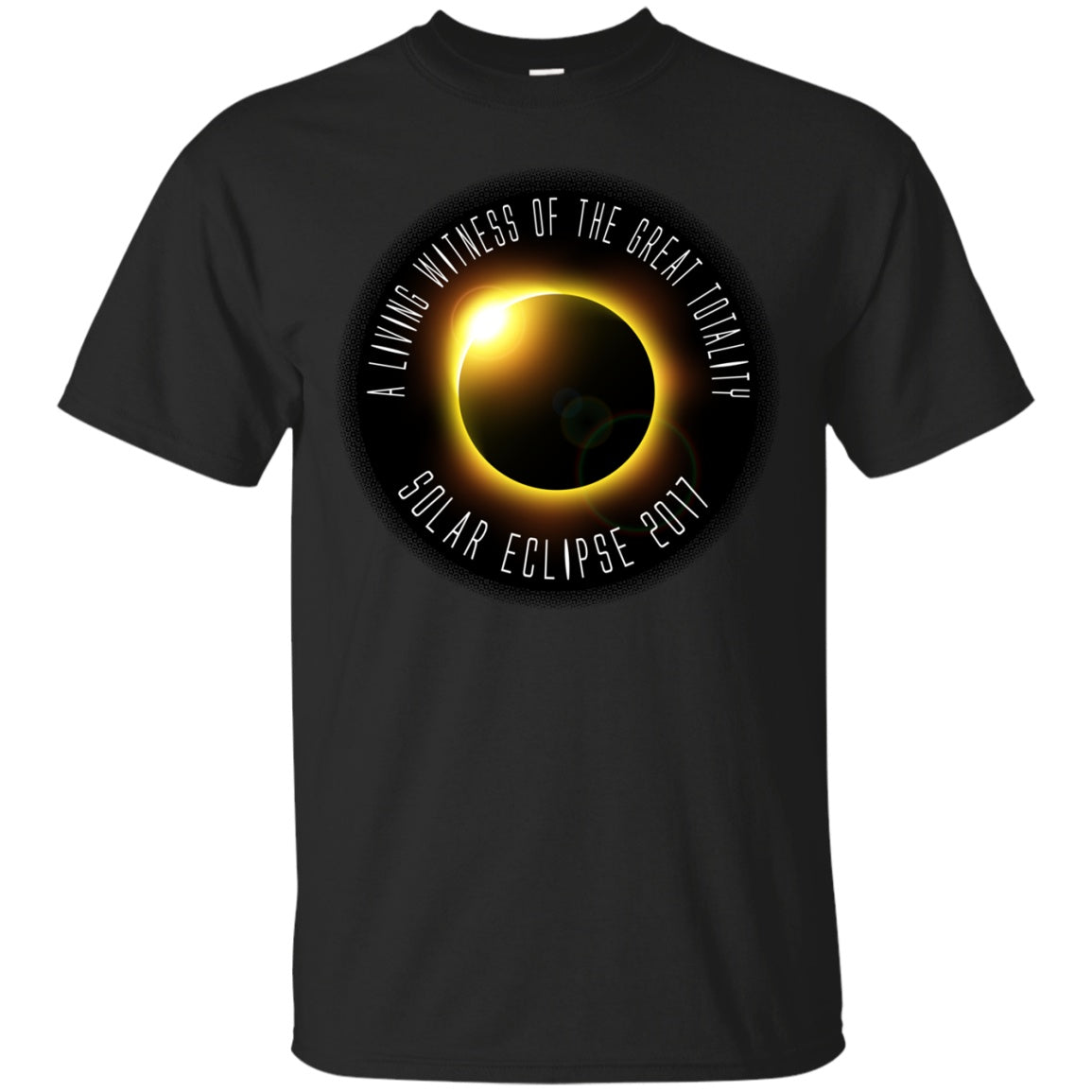 Solar Eclipse Hoodies Unisex -  Witness Golden Eclipse - GoneBold.gift