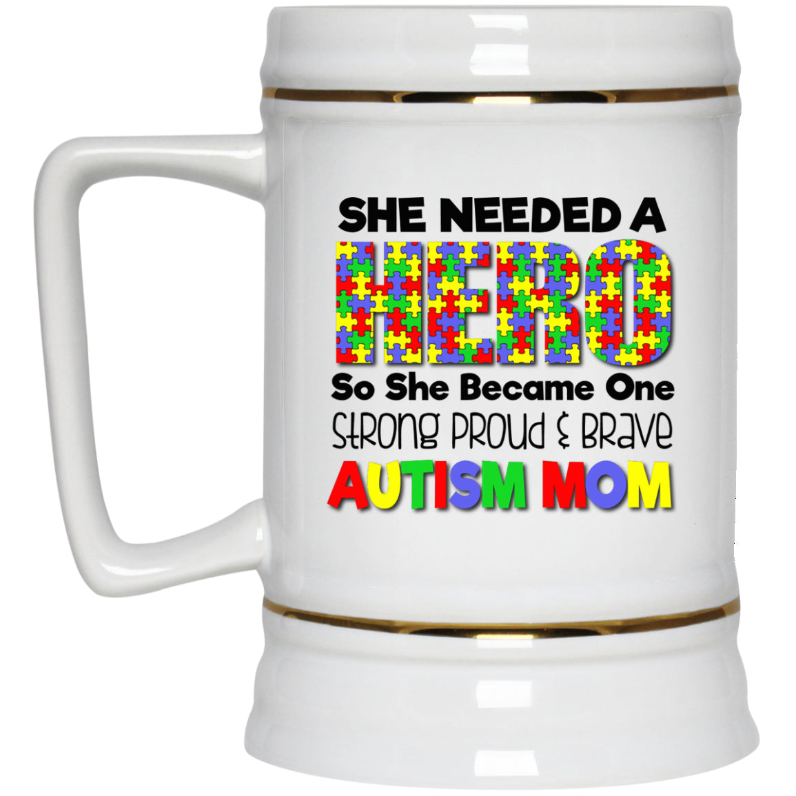 Autism Mom - Hero -  Mugs & Gifts - GoneBold.gift