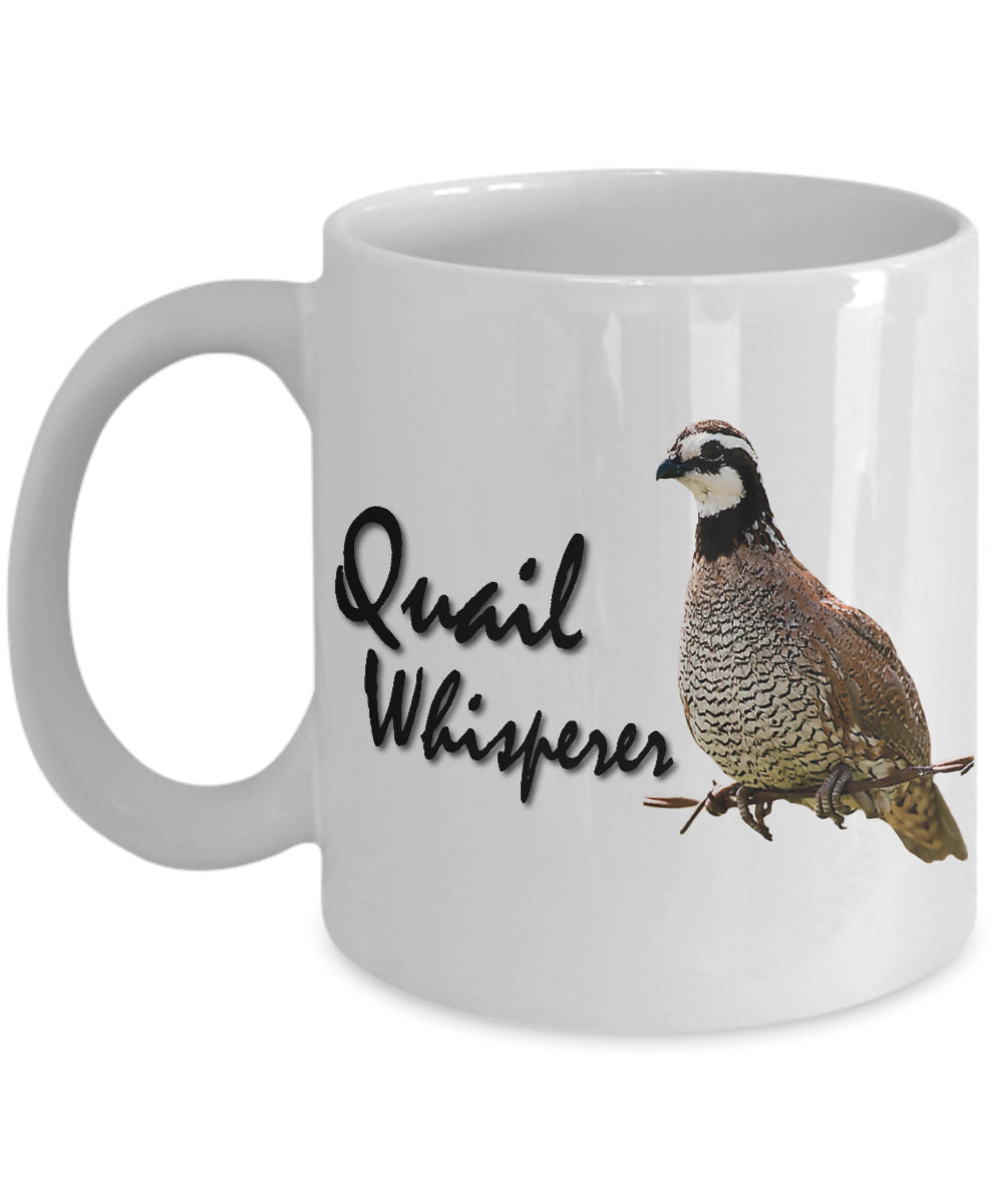 Quail Whisperer Bobwhite Quail 11 oz Mug - GoneBold.gift