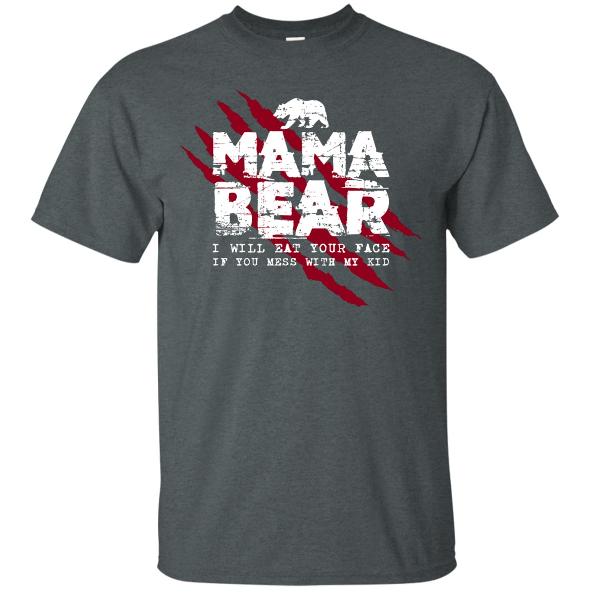 MAMA BEAR Custom Ultra Cotton T-Shirt - GoneBold.gift