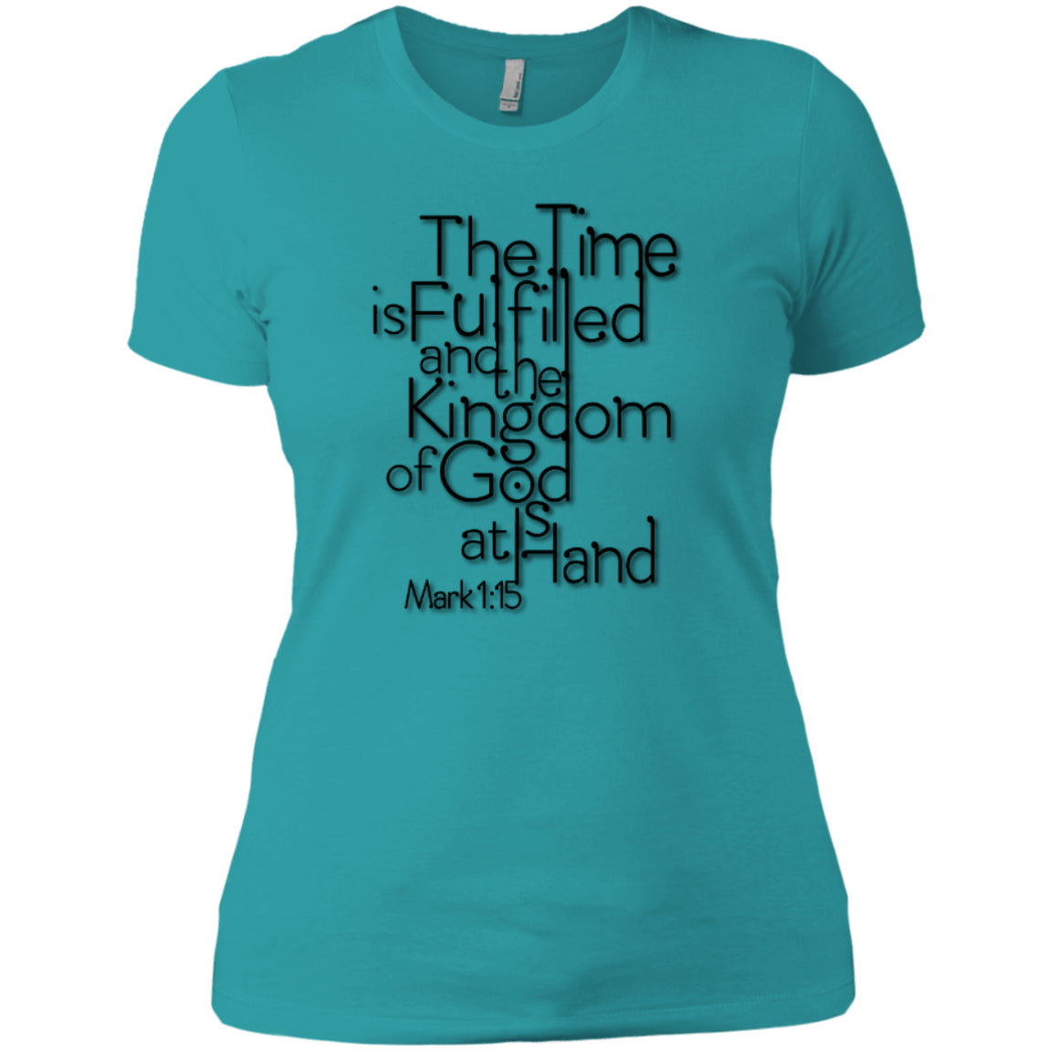 The Time Is Fulfilled - Next Level Ladies' Boyfriend Tee - GoneBold.gift