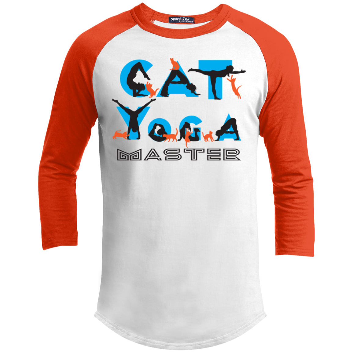 CAT YOGA MASTER -  Sporty Tee Shirt - GoneBold.gift
