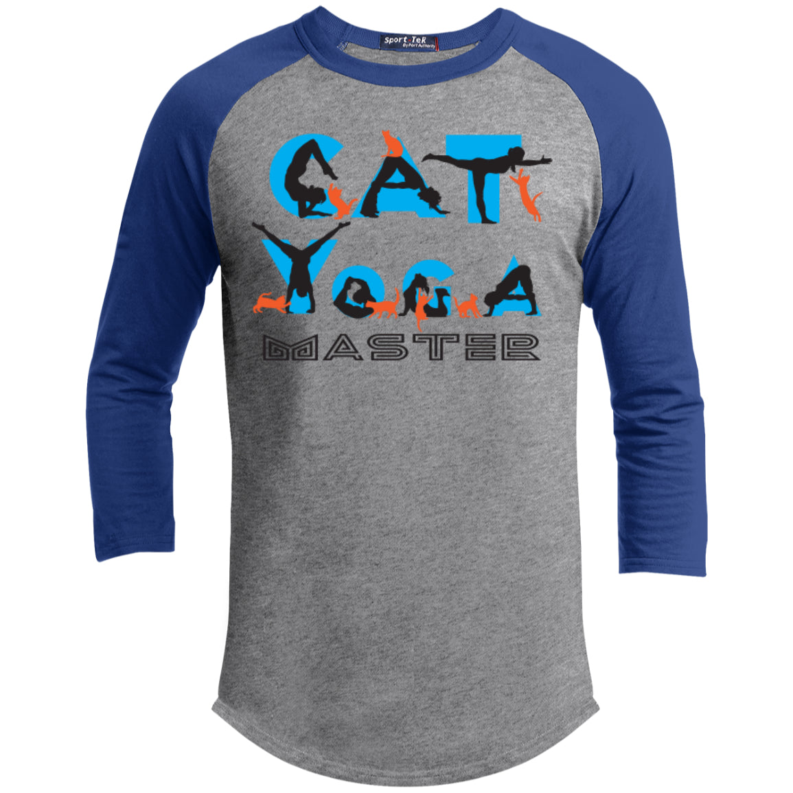 CAT YOGA MASTER -  Sporty Tee Shirt - GoneBold.gift