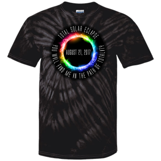 Total Solar Eclipse 2017 100% Cotton Tie Dye T-Shirt - GoneBold.gift